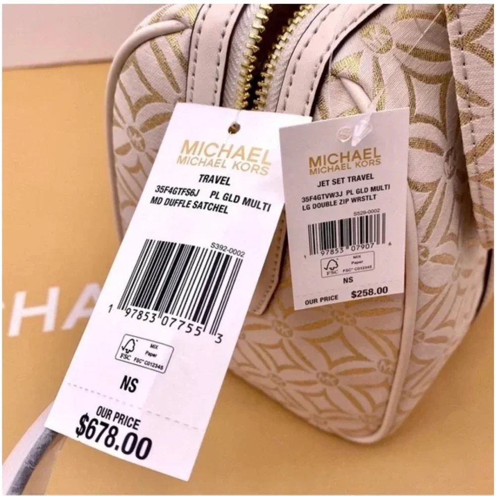 Michael Kors Duffle Satchel Crossbody and Wallet Set